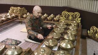 javanese gamelan bonang barung demonstration [upl. by Raynor352]