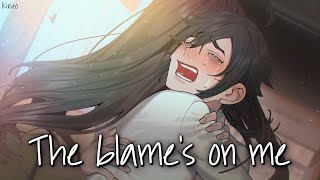 Nightcore  Blames On Me Alexander Stewart  Lyrics [upl. by Aivle]