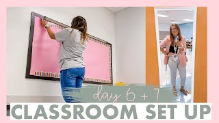 CLASSROOM SET UP ✨  Creating Bulletin Boards 🌈 [upl. by Chubb]