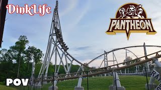 Pantheon at Busch Gardens Williamsburg  Review POV [upl. by Assetniuq525]