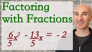 Factoring with Fractions [upl. by Nohtanoj436]