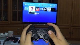 Connect PS3 controller DualShock 3 to Playstation 4 wirelessly [upl. by Rolo]