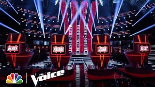 Coaches Kelly Ariana John and Blake Have Superstar Battle Advisors  The Voice 2021 [upl. by Mayman]