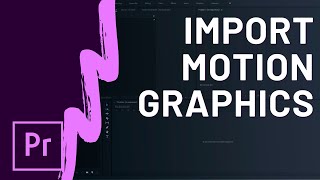 Import And Install Essential Graphics in Premiere Pro [upl. by Shirlie]