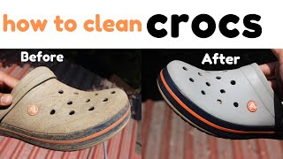 How to clean crocs in 2 minutes [upl. by Smith]