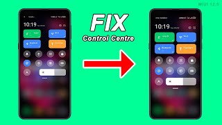 How To Fix MIUI 12MIUI 125 Control Center [upl. by Ruthe541]