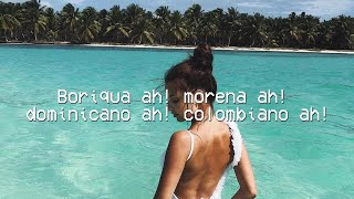 Oye Mi Canto  NORE Letra🌞Boricua morena dominicano colombiano [upl. by Terhune186]