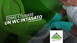 Come sturare un WC intasato  Tutorial Leroy Merlin [upl. by Neerahs764]