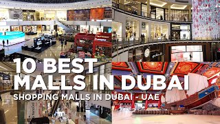 Top 10 BEST DUBAI Shopping Malls  Dubai City  UAE [upl. by Annairol]