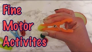 Fine Motor Activites [upl. by Annavaj]