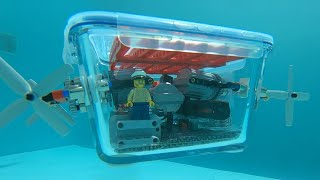 Building a Legopowered Submarine 20  magnetic couplings [upl. by Zampino568]