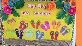 SUMMER Bulletin Board For Preschool Classroom Decoration Ideas [upl. by Anurag]