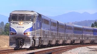 LONG AMTRAK TRAINS [upl. by Gorrono]