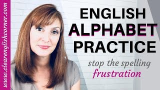 How to Say English Letters American English Alphabet Pronunciation [upl. by Yreffej285]