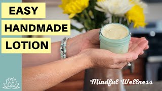 BEST Moisturizer DIY Lotion Recipe Natural Ingredients  Natural Minimalist  Mindful Wellness [upl. by Strong]