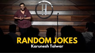 Random Jokes  Stand Up Comedy by Karunesh Talwar [upl. by Ogren]