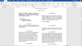 Como crear un articulo científico para proyectos o tareas WORD Nivel Ingeniería [upl. by Nayr]