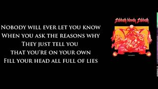 Black Sabbath  Sabbath Bloody Sabbath Lyrics HQ [upl. by Ingham144]