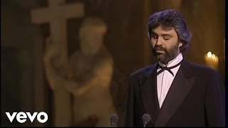 Andrea Bocelli  Ave Maria Live From Basilica Di Santa Maria Sopra Minerva Italy  1999 [upl. by Garv]