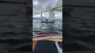 Caledonia Yawl and Ilur reaching on Lake Champlain [upl. by Inafetse148]