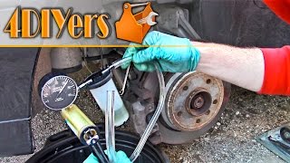 DIY How to Bleed Brakes Using a Vacuum Pump [upl. by Janik949]