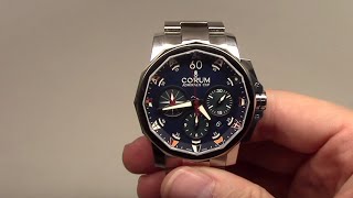 Corum Admirals Cup Challenge Mens Watch Review Ref 75369320V701AB92 [upl. by Atahs]