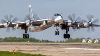 Russian Strategic Bomber  Tupolev TU 95 [upl. by Naveb]