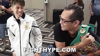 NONITO DONAIRE amp NAOYA INOUE CROSS PATHS amp REUNITE FORMER FOES AGREE TO REMATCH amp CRACK JOKES [upl. by Mohorva836]