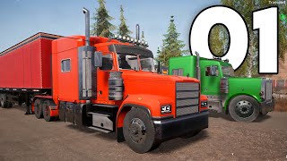 Alaskan Road Truckers  Part 1  The Beginning [upl. by Ecirbaf]