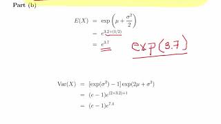 Lognormal Distribution  Worked Example [upl. by Thebault659]