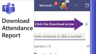 How to Download the meeting attendance report in Microsoft Teams [upl. by Frieder145]