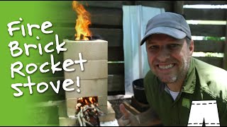 How To Make A Fire Brick Rocket Stove [upl. by Gualterio588]