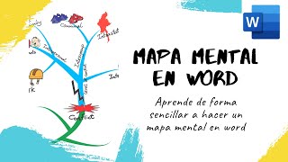 como hacer mapa mental en word  Mind Map in word [upl. by Marbut]