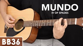 Mundo  IV of Spades Guitar Tutorial [upl. by Nuncia]