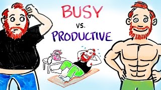 Busy People vs Productive People [upl. by Eiggem]