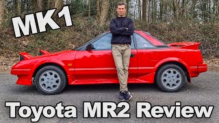 Toyota MR2 MK1 review with 060mph and SCARY brake test 😱 [upl. by Ellehcen]