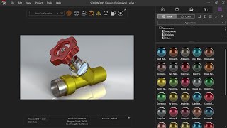 SolidWorks Visualize 2020 Introduction [upl. by Ahsok]