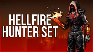 Hellfire Hunter Set  Destiny 2 Fashion Builds [upl. by Laekcim]