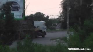 MH17 video shows smuggled missile launcher [upl. by Nawud]