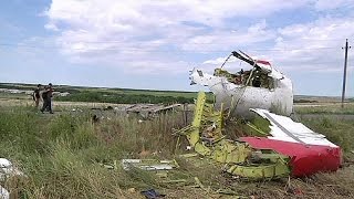 MH17 aftermath investigation unfolds [upl. by Eenet]