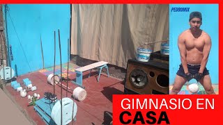 COMO HACER UN GIMNASIO EN CASA  HOME GYM [upl. by Oiram711]