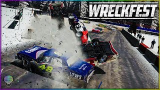 NASCAR RALLYCROSS WRECKING  Wreckfest [upl. by Myron]