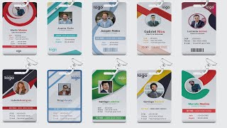 id card template psd eps cdr file vol 1 free download by Raju Online [upl. by Sotos]