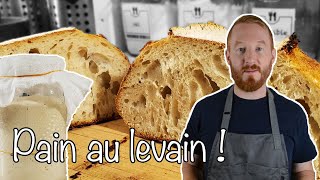 PAIN au Levain en 7 étapes simples 😋 Guide COMPLET 🌾 [upl. by Vyner80]