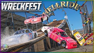 NASCAR PINBALL HELLRIDE Wreckfest [upl. by Glaab]