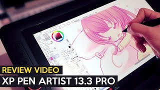 XP Pen Artist 133 Pro【Unboxing amp Review】 [upl. by Arytahs44]