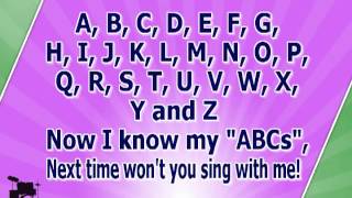 Karaoke for kids ABC Alphabet Song with backing melody [upl. by Valora528]