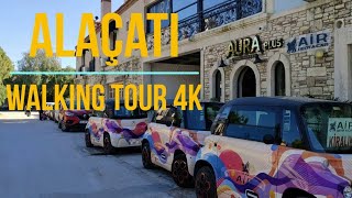 Cesme Izmir  18 Feb 2022  Alaçatı  4K UHD Walking Tour  15min   Turkey Explorer [upl. by Alage985]