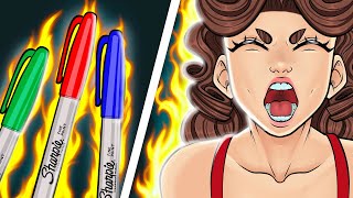 Extreme Sharpie Art Challenge [upl. by Arliene]