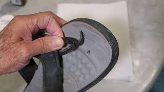 How To Repair CROCS Broken Toe Strap  Easy CROCS Repair [upl. by Yanal]